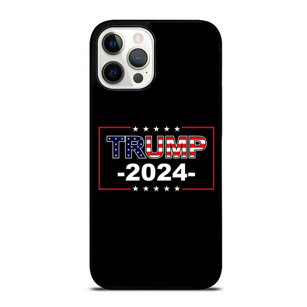 Trump 2024 American Flag iPhone Case